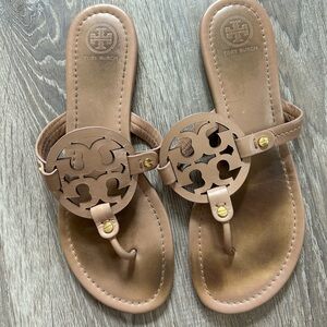 Tory Burch Miller Leather Sandals